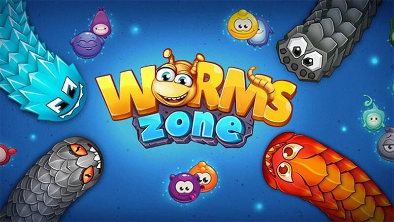 Game rắn săn mồi có tính chất gây nghiện Worms Zone